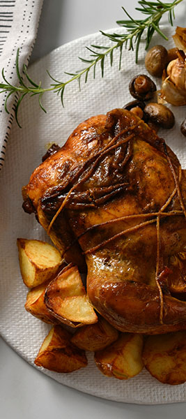 Roast Chicken with Citrus and Herbs