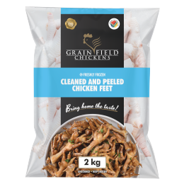 Cleaned and Peeled Chicken Feet 2 kg