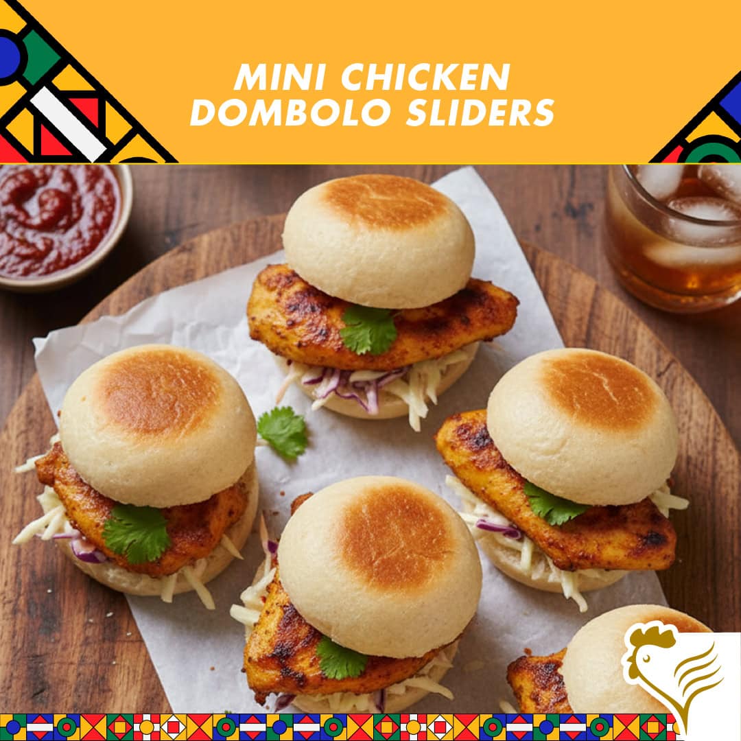 Braaied Chicken Dombolo  Sliders Recipes