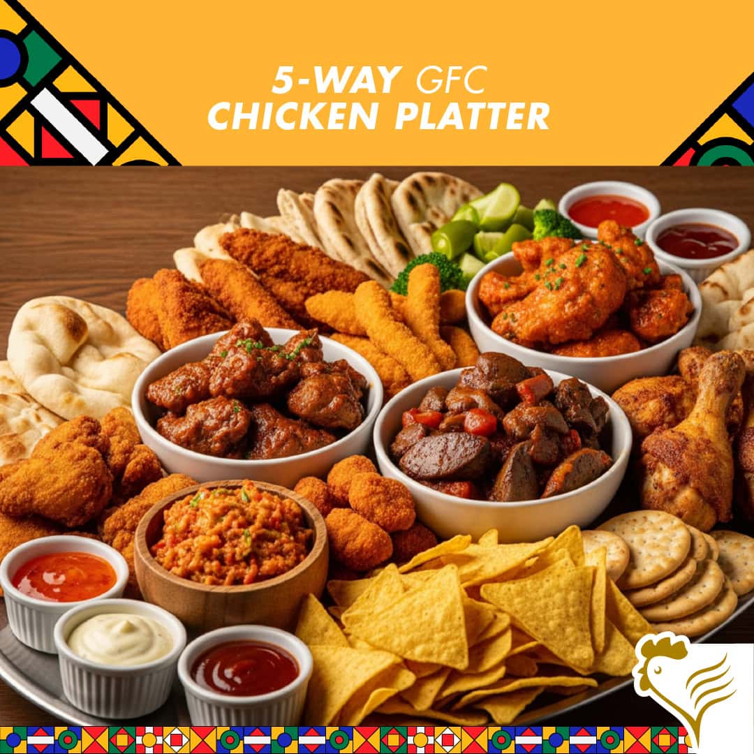 Chicken 5-Ways Match-Day Platter Recipe