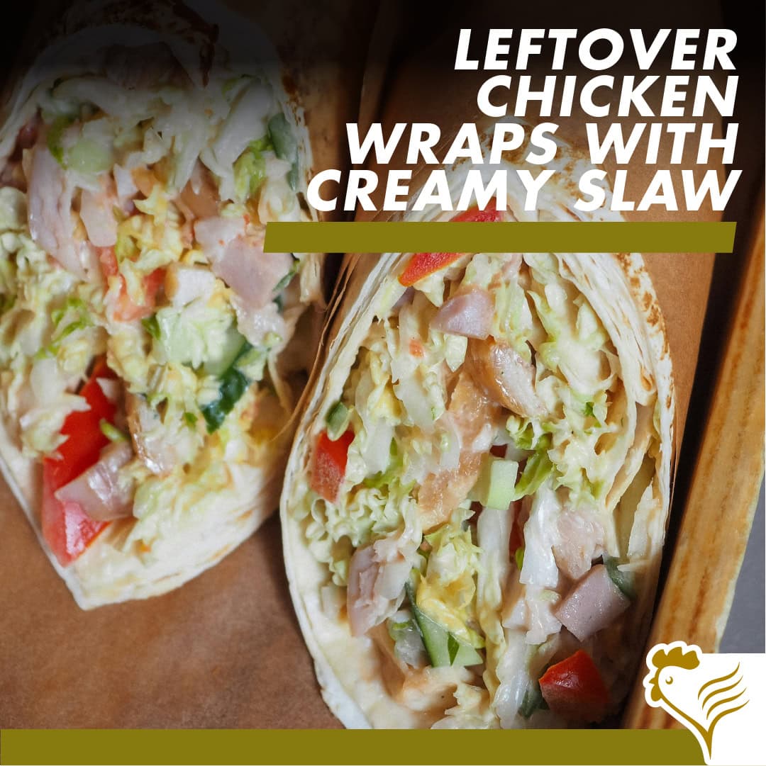 Chicken Wrap with Creamy Slaw Recipe