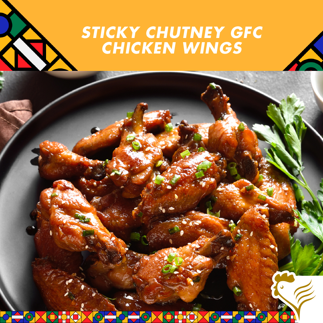 Chutney Braai Chicken Wings with Dombolo Recipe