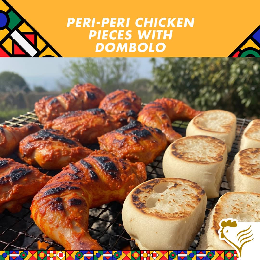 Peri-Peri Chicken with Grilled Dombolo Balls