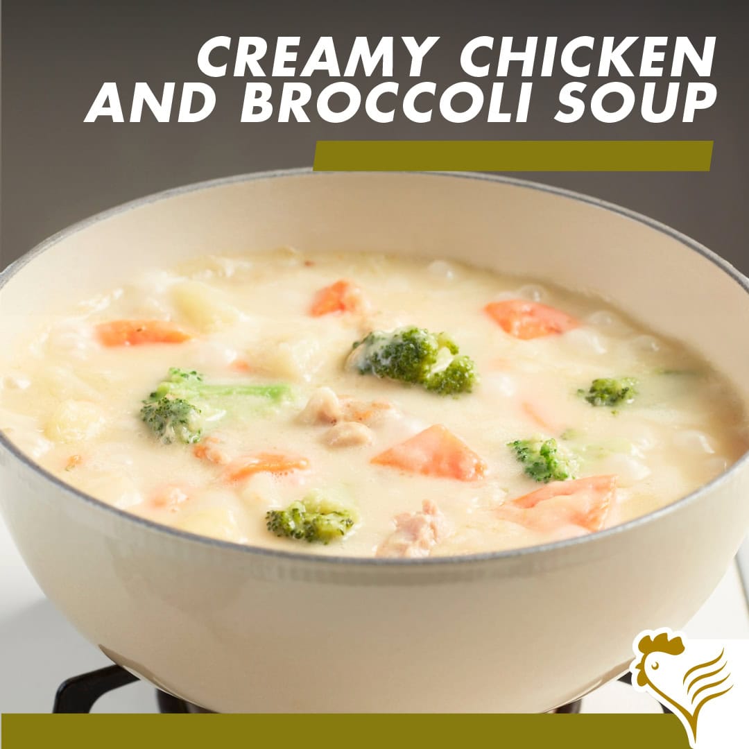 Creamy Chicken & Broccoli Soup recipe