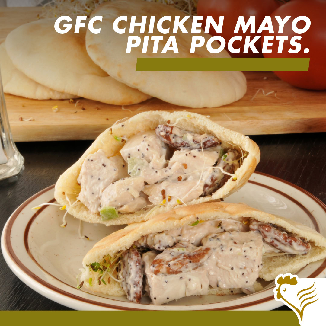 Chicken Mayo Pita Pockets 